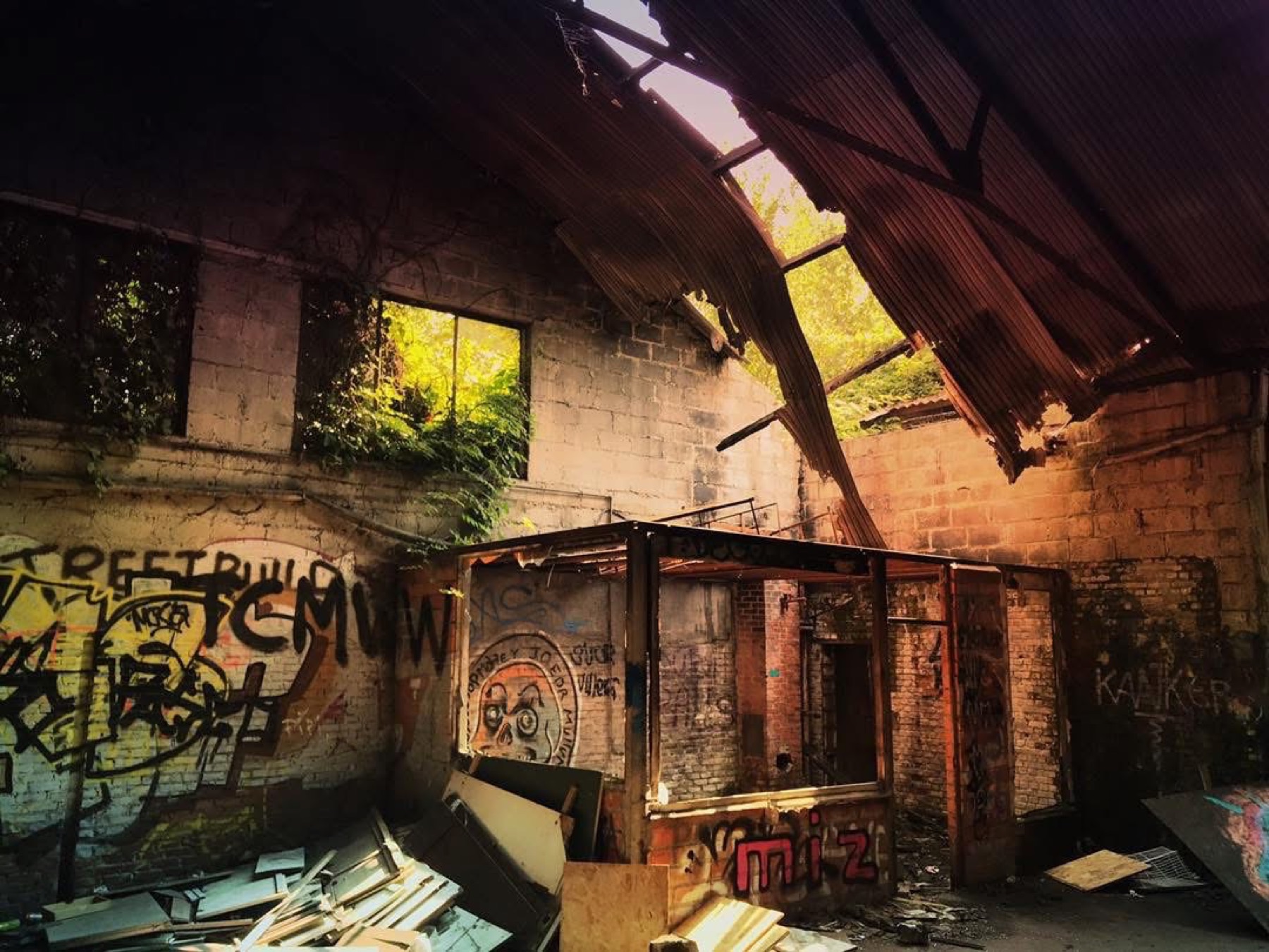 Urban abandoned building photography