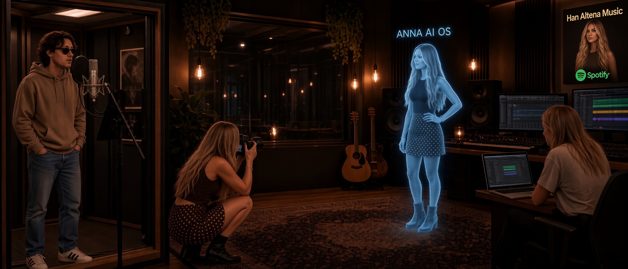 Cinematische studio van Han Altena Creative Media