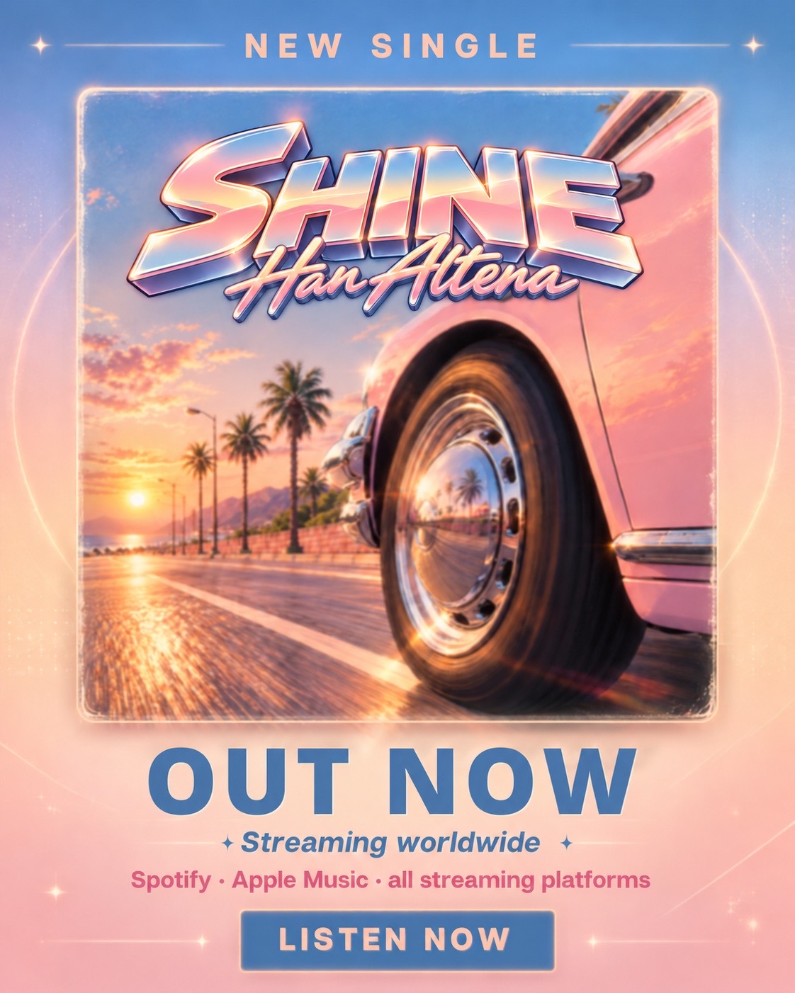 New single SHINE, out now