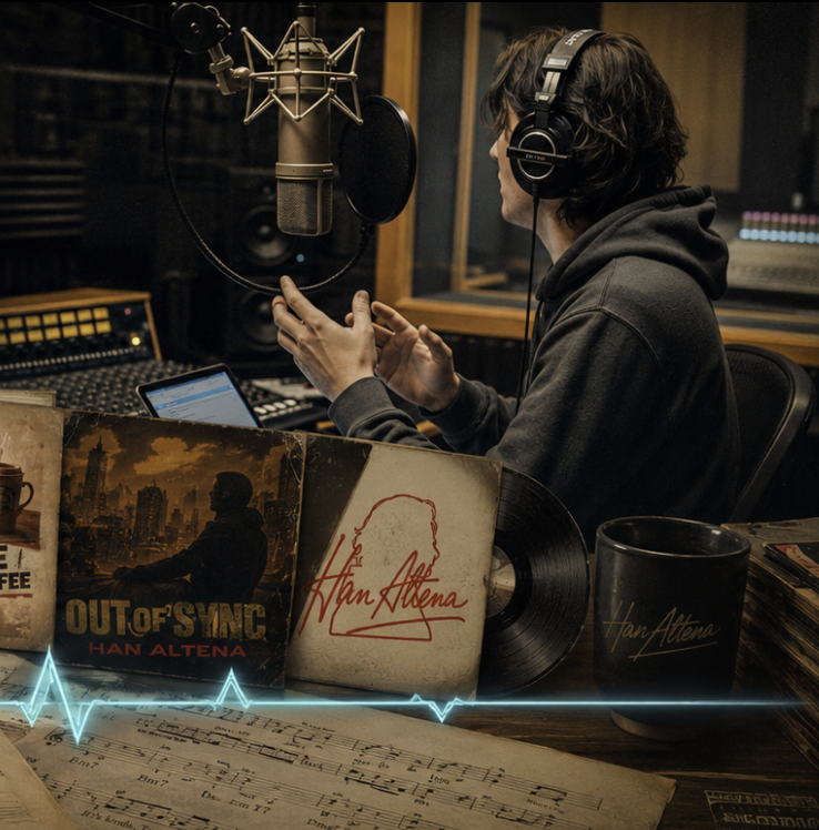 Han Altena voice-over studio